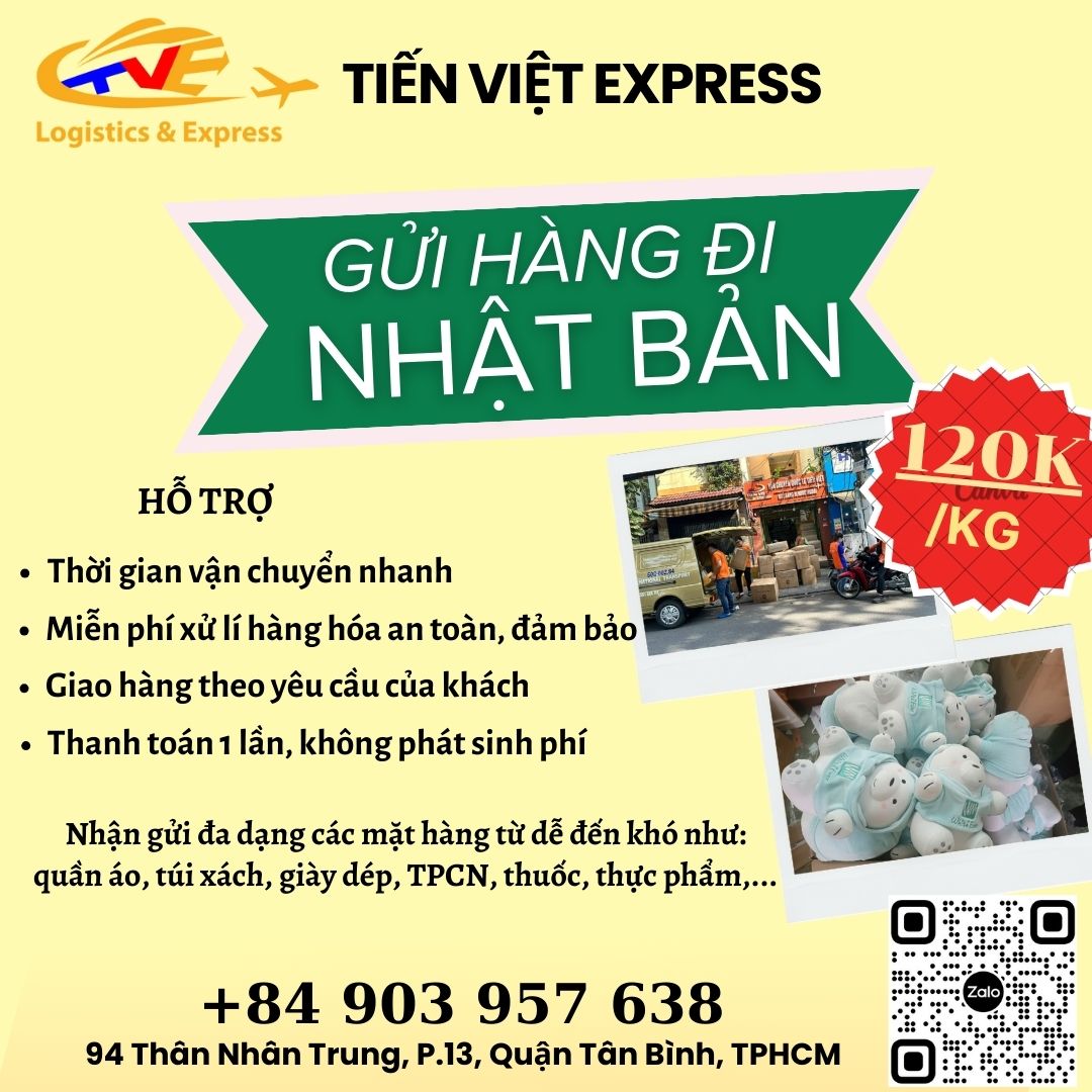 Gửi hàng đi Nhật Bản  - Tiến Việt Express